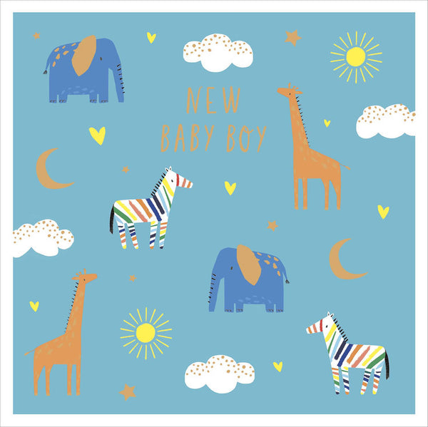 UK Greetings - Safari New Baby Boy