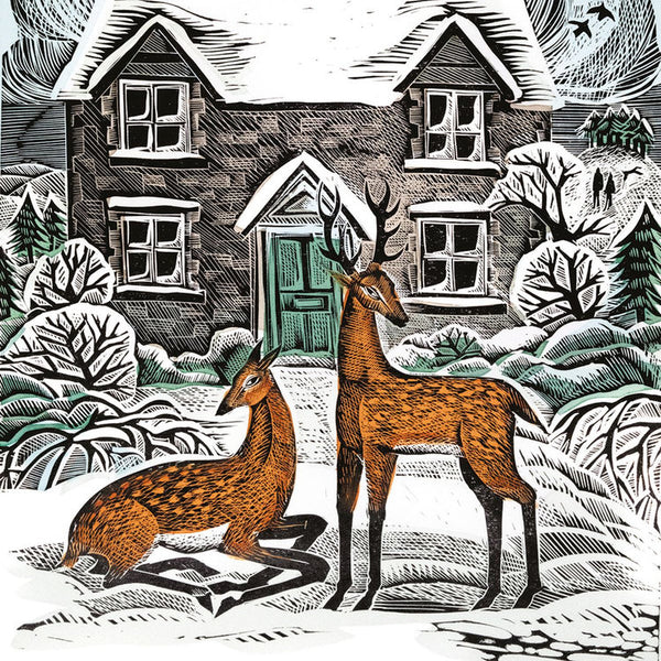 Museums And Galleries - Angela Harding Winter Cottage x8