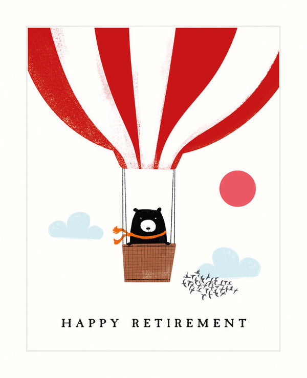 The Art File - Retirement Bear Hot Air Balloon