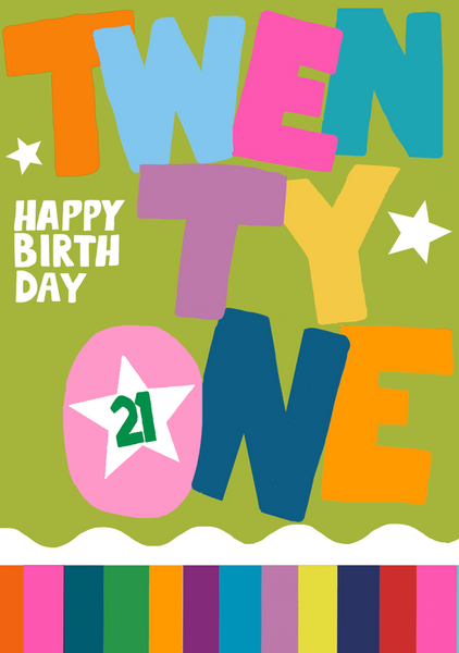 Paper Salad - Bold And Bright Twenty One