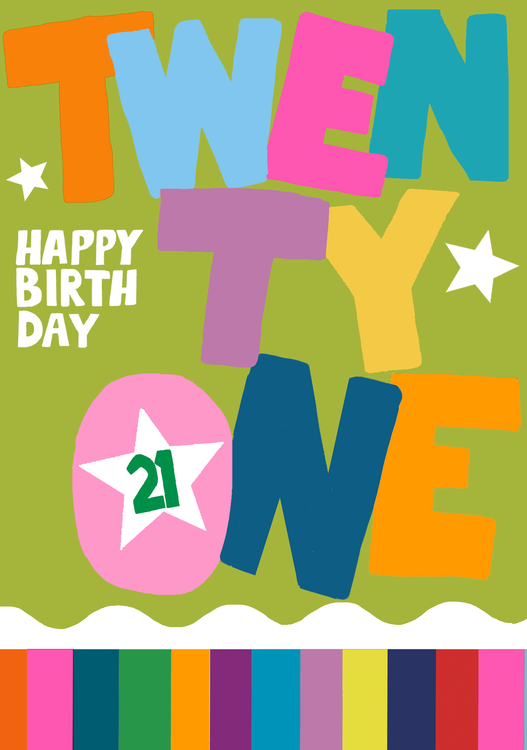 Paper Salad - Bold And Bright Twenty One