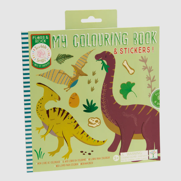 Floss and Rock - Dino Colouring Book
