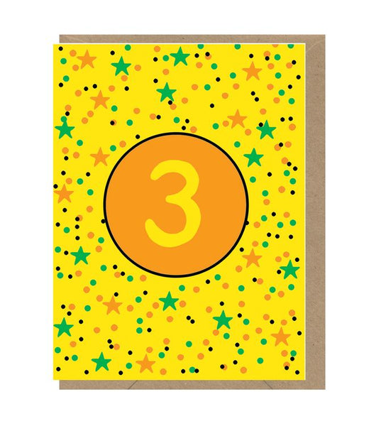 Mini Card - Neon Spotty Three
