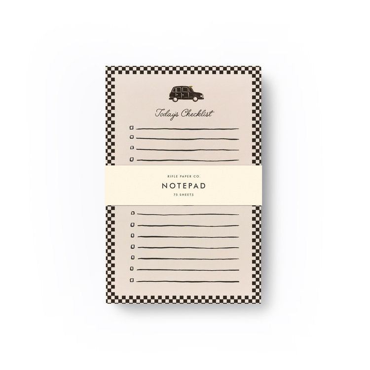 Rifle Paper - Today's Checklist Notepad