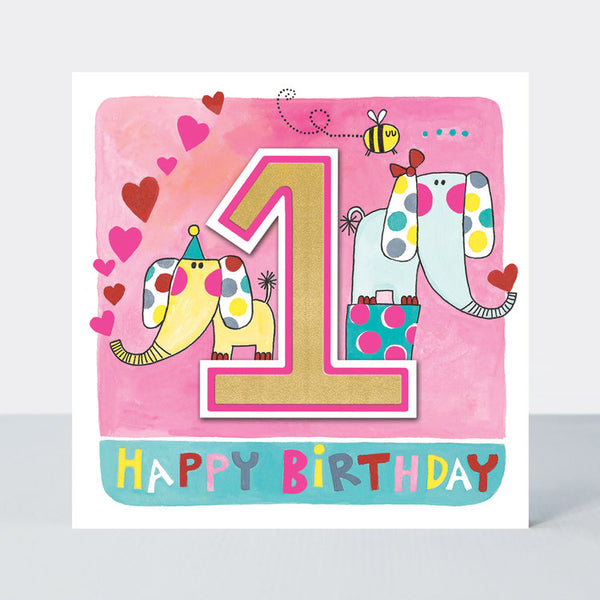 Rachel Ellen  - Birthday Elephants Age 1