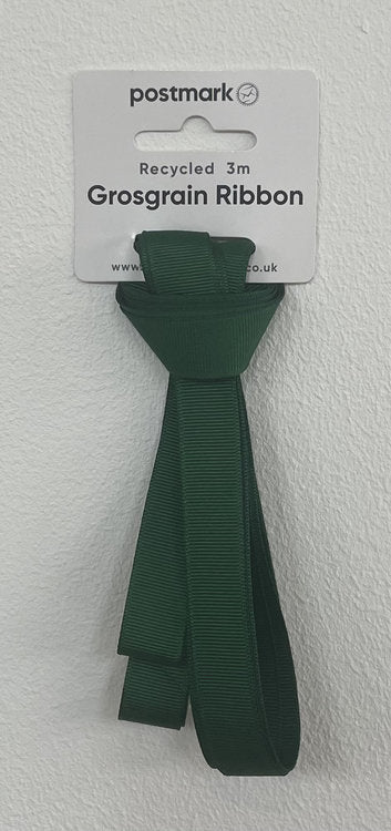 Cole Fabrics - Grosgrain 3m Ribbon - Dark Green– Postmark
