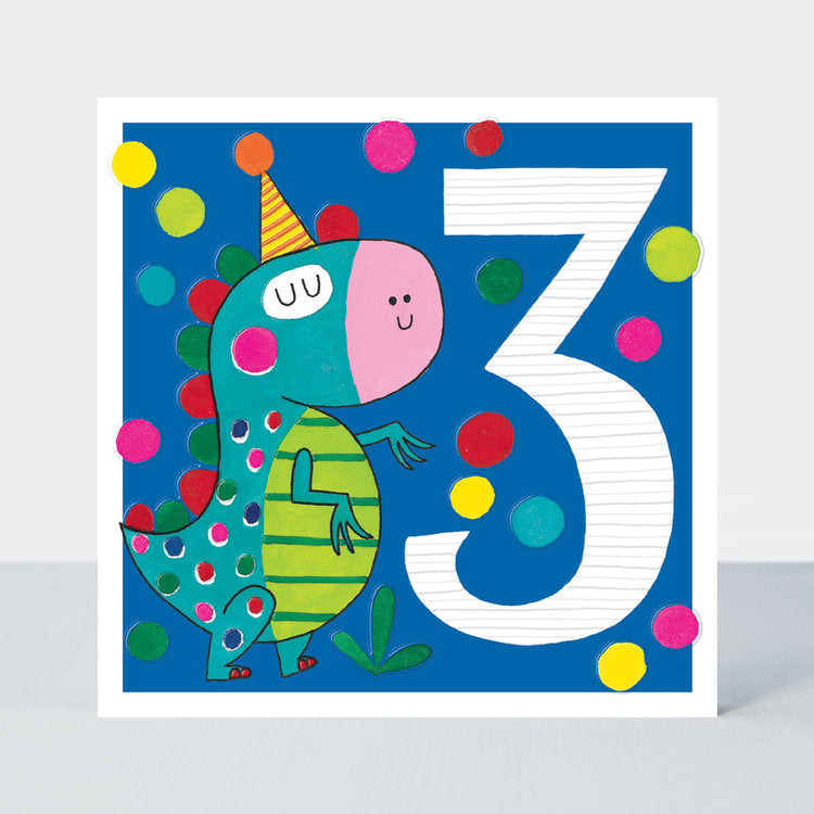 Rachel Ellen - Age 3 Birthday Dinosaur