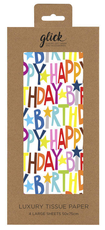 Happy Birthday Tissue Paper Friends FamilySurprise - View #6