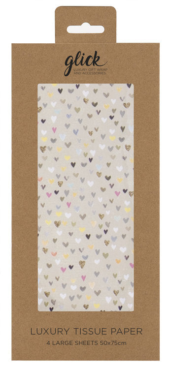 Glick - Tissue Paper Hearts
