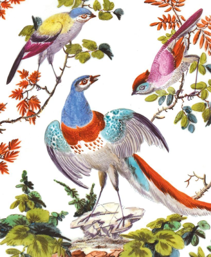 Postmark Chelsea Museums and Galleries - Birds Chelsea Porcelain