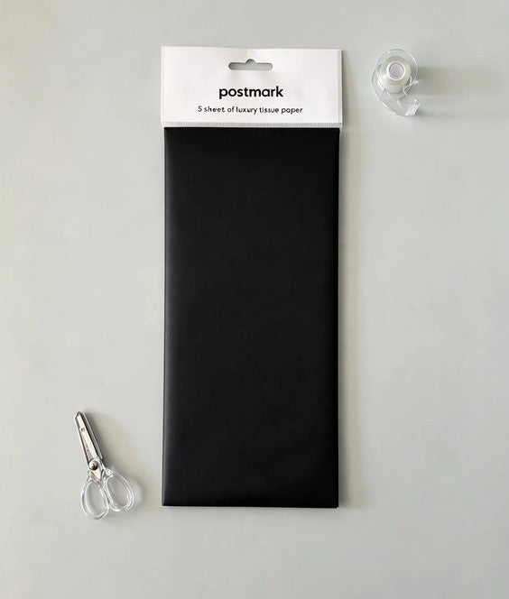 Postmark Tissue Paper - Black