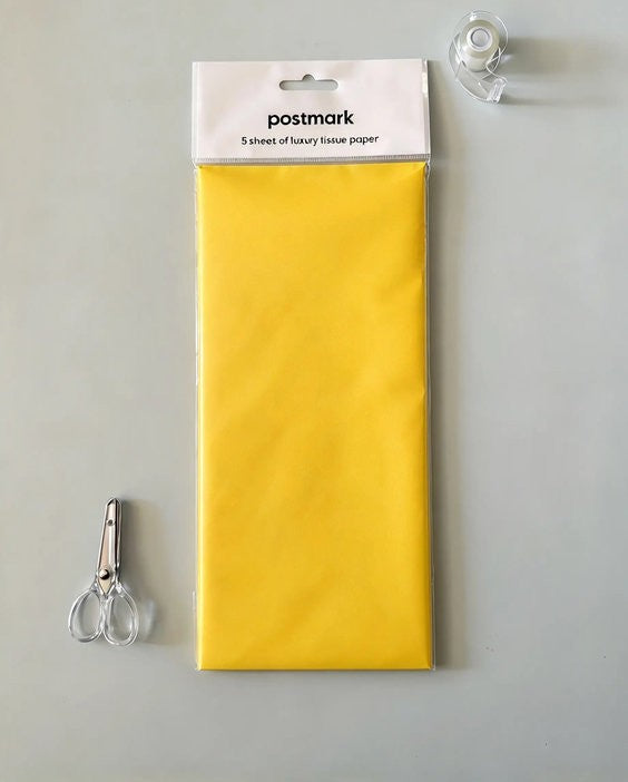 Postmark Tissue Paper - Yellow