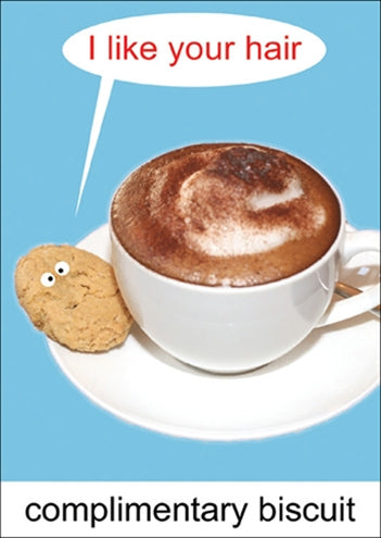 Complimentary biscuit