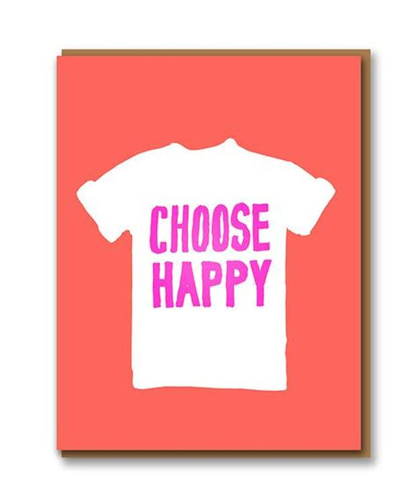 Letterpress - Choose Happy