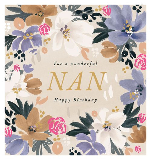 Art File - Wonderful Floral Nan