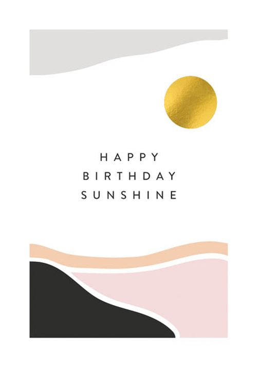 Art File - Happy Birthday Sunshine