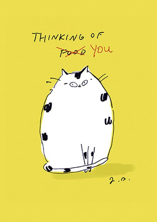 Thinking Of You Cat Woodmansterne Thinking Of You Cat Christmas Card