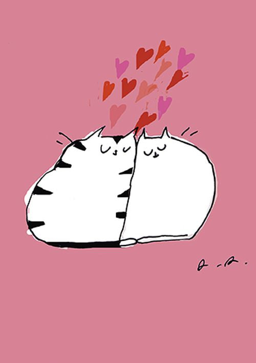 Jamie Shelman - Love cats with hearts