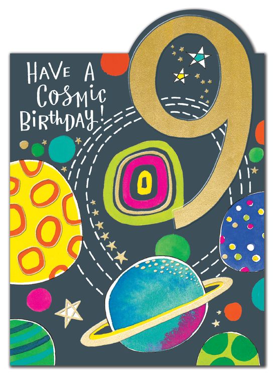 Rachel Ellen - Age 9 Cosmic Birthday– Postmark