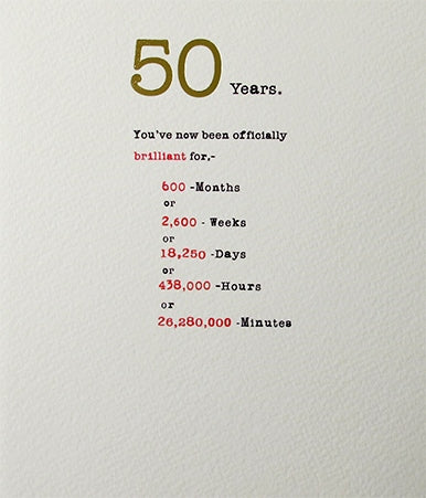 Paperlink - 50th birthday