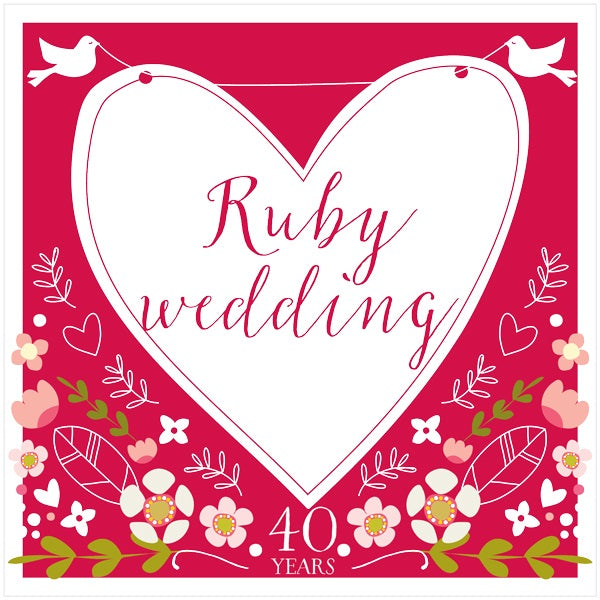 Think of Me - Ruby wedding
